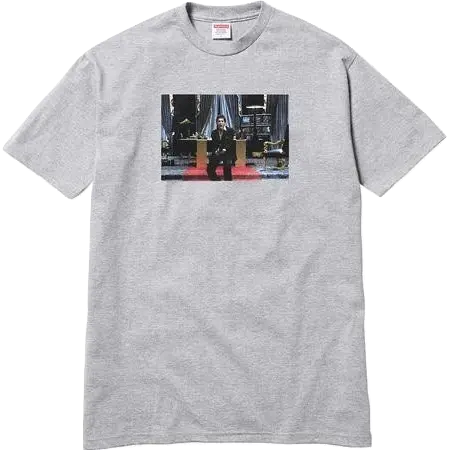 Supreme Scarface Friends Tee - Grey - Used Supreme
