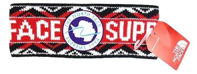 Supreme x North Face Headband - Red Supreme