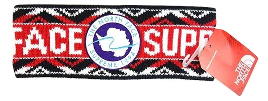 Supreme x North Face Headband - Red
