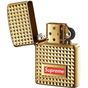 Supreme Zippo Lighter - Gold