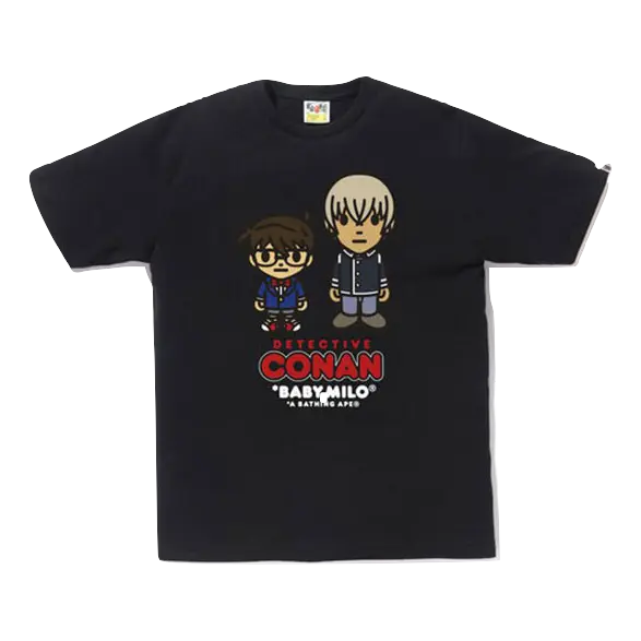 A Bathing Ape x Conan & Amuro Tee - Black Bape