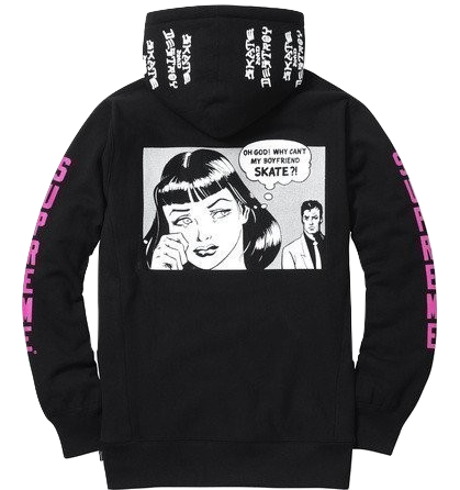 Supreme x Thrasher Hooded - Black