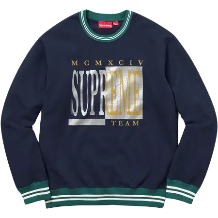 Supreme Team Crewneck - Navy Supreme