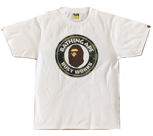 Bape 1st Camo Busy Works Tee Mens
