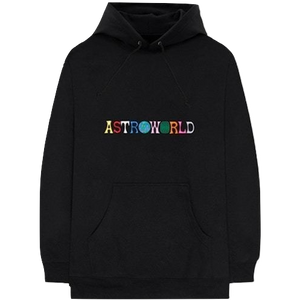 Travis Scott Astroworld Wish You Were Here Hoodie - Black