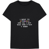Travis Scott Astroworld I Went to Astroworld Tee - Black
