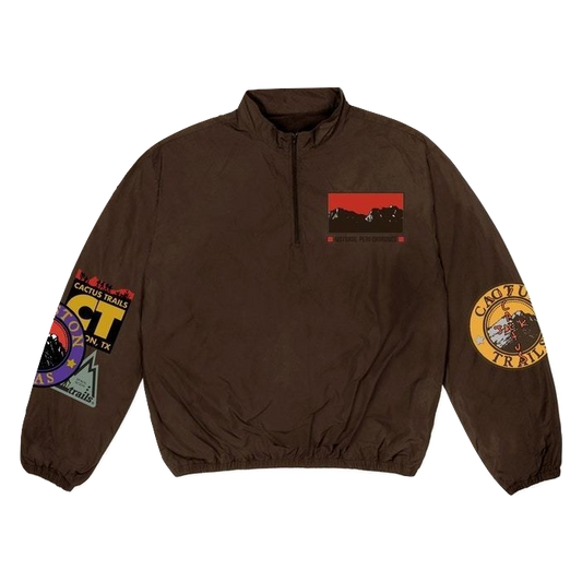 Travis Scott Cactus Trails Half Zip Windbreaker - Brown - Used