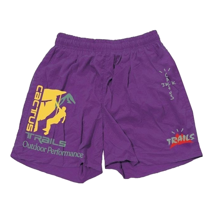 Travis Scott Climb Shorts - Purple Travis Scott