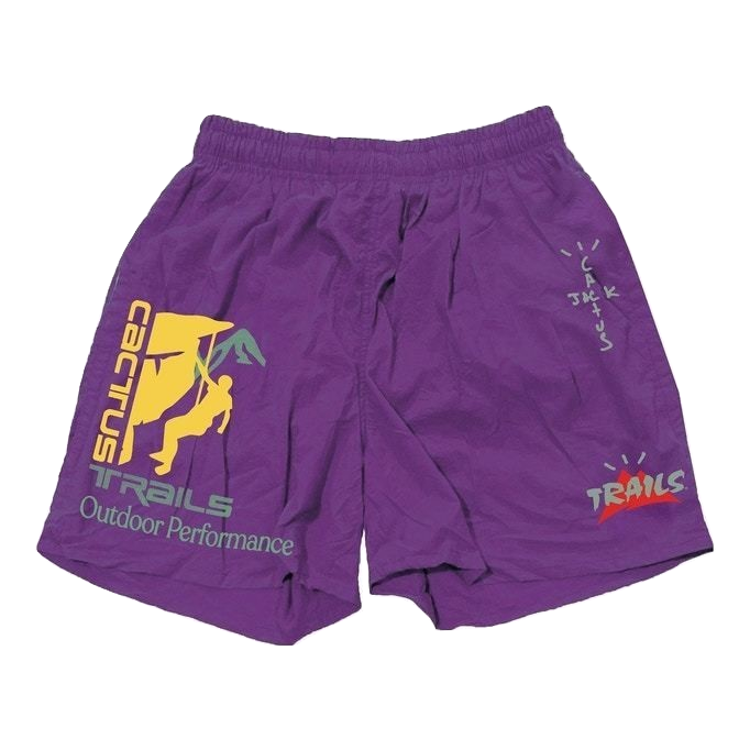 Travis Scott Climb Shorts - Purple - Used