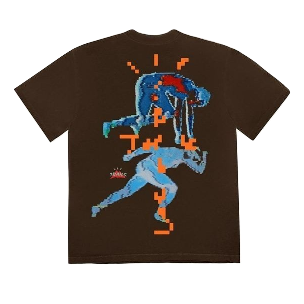 Travis Scott Digital T-Shirt - Brown Travis Scott