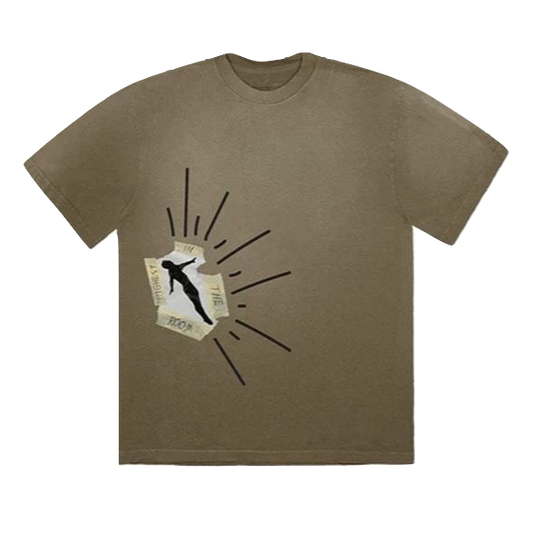 Travis Scott Highest In The Room Dive Tee - Olive - Used