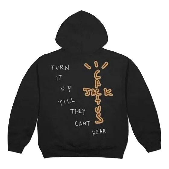 Travis Scott Highest In The Room Sun Hoodie - Black Travis Scott