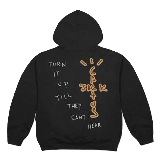 Travis Scott Highest In The Room Sun Hoodie - Black