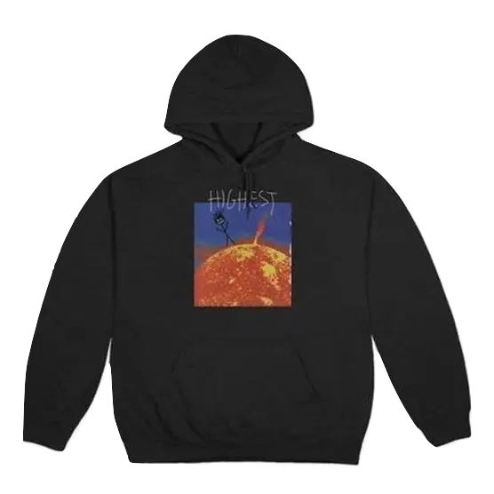 Travis Scott Highest In The Room Sun Hoodie - Black Travis Scott