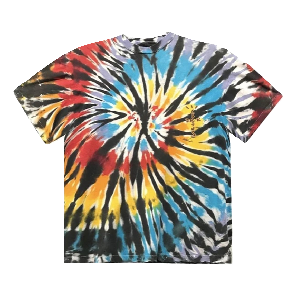 Travis Scott Highest In The Room Tee - Tie Dye - Used Travis Scott