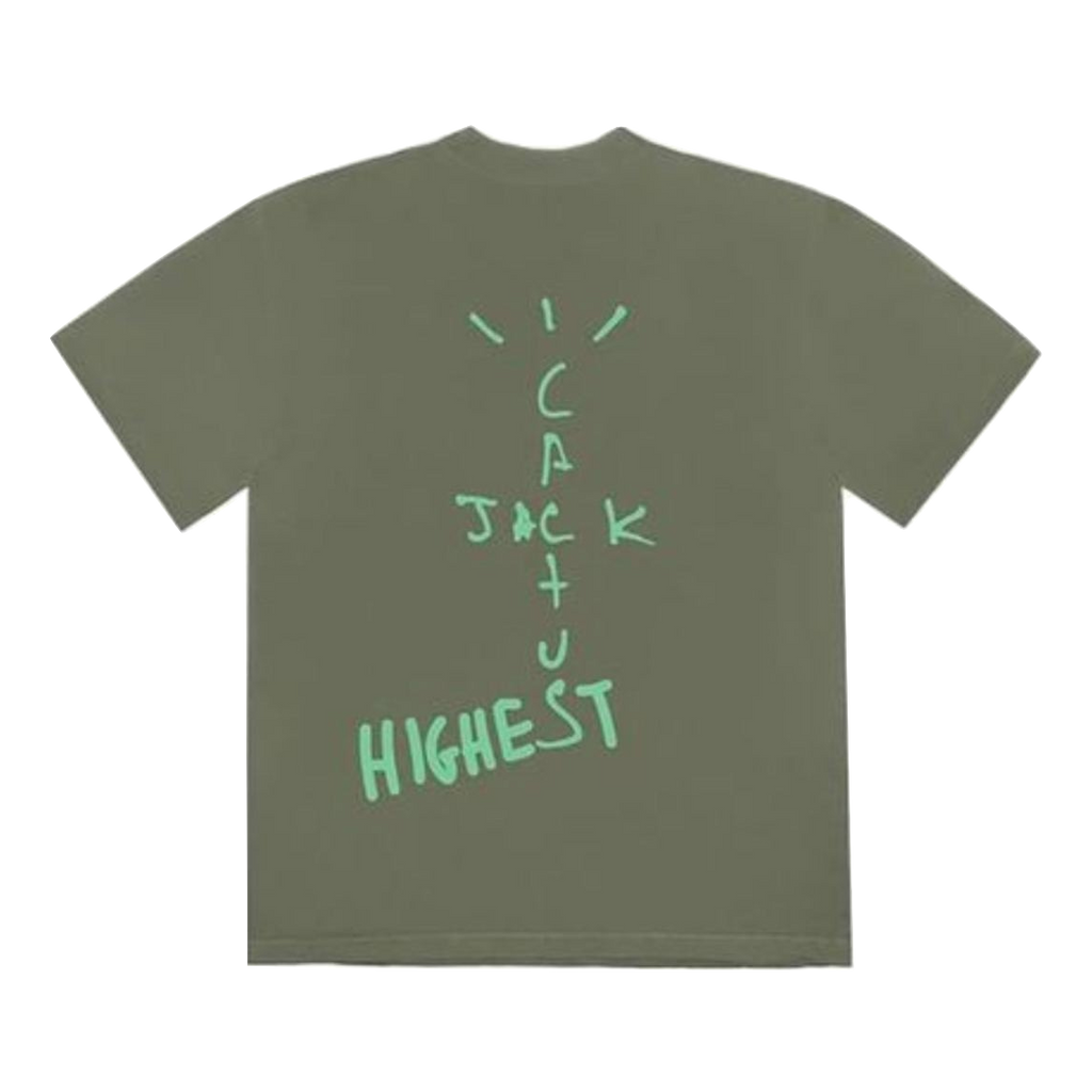 Travis Scott Jordan Cactus Jack Highest T Shirt - Olive
