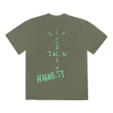 Travis Scott Jordan Cactus Jack Highest T Shirt - Olive - Used