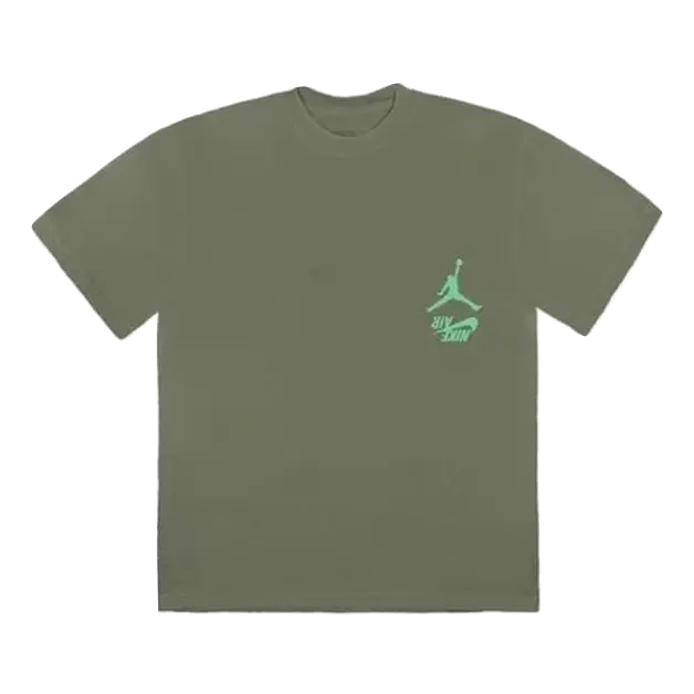 Travis Scott Jordan Cactus Jack Highest T Shirt - Olive Travis Scott