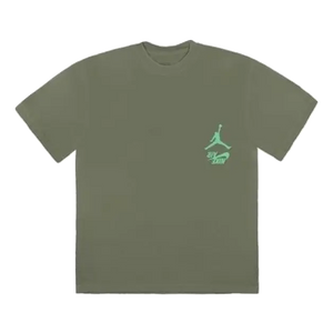 Travis Scott Jordan Cactus Jack Highest T Shirt - Olive Travis Scott