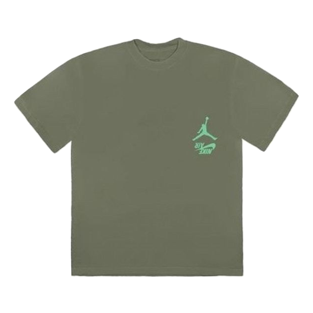 Travis Scott Jordan Cactus Jack Highest T Shirt - Olive - Used Travis Scott