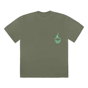Travis Scott Jordan Cactus Jack Highest T Shirt - Olive - Used Travis Scott