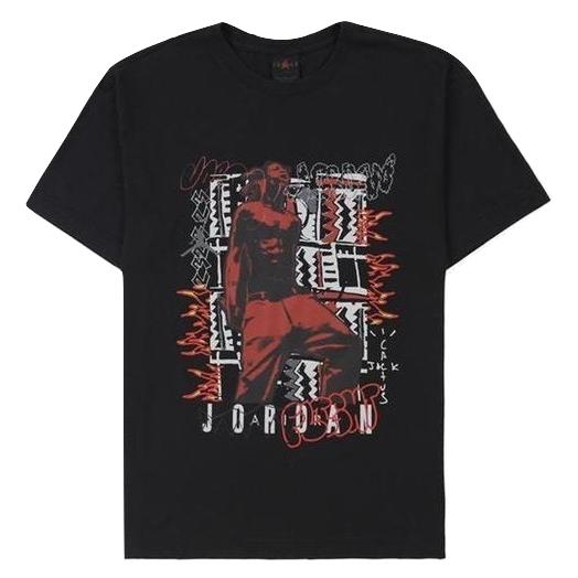 Travis Scott MJ 2 Tee - Black - Used