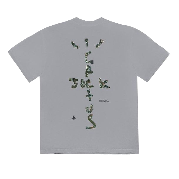 Travis Scott Motherboard Logo III T-Shirt - Grey - Used Travis Scott