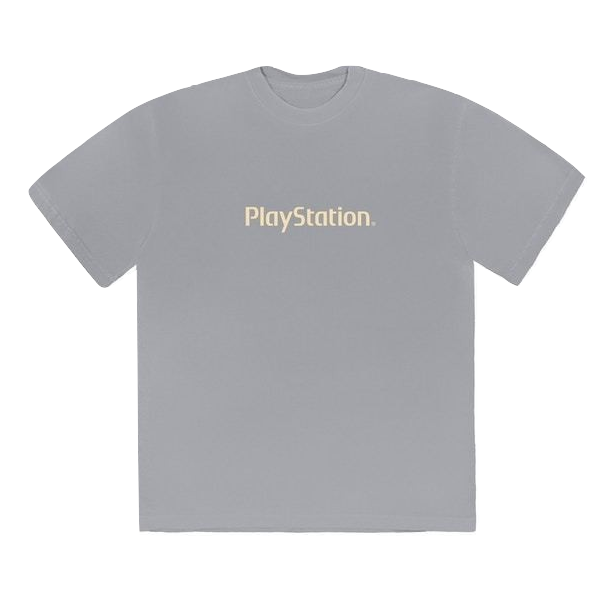 Travis Scott Motherboard Logo III T-Shirt - Grey - Used Travis Scott