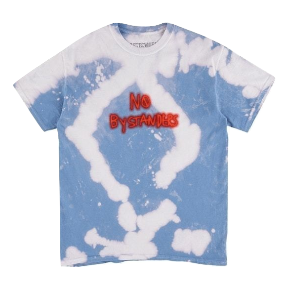Travis Scott No Bystanders Tee - Blue Tie Die Travis Scott