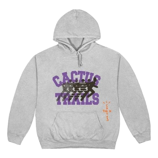 Travis Scott Cactus Running Wild Varsity Hoodie - Sport Grey