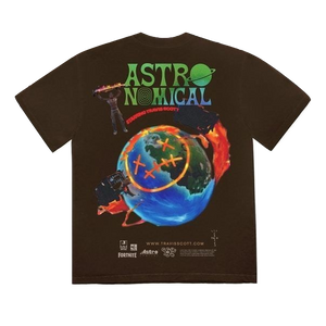 Travis Scott The Scotts Sicko Event T-Shirt - Brown - Used Travis Scott