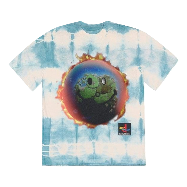 Travis Scott The Scotts World Tie Dye T-Shirt - Tie Dye - Used Travis Scott