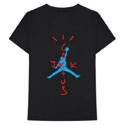 Travis Scott x Jordan Air Cactus Jack Tee - Black Travis Scott