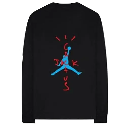 Travis Scott x Jordan Cactus Jack L/S Tee - Black Air Jordan