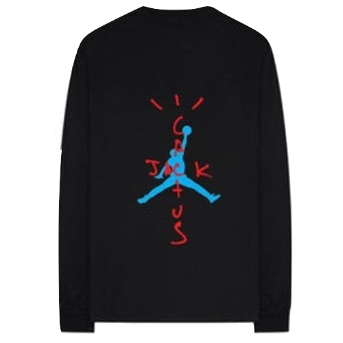 Travis Scott x Jordan Cactus Jack L/S Tee - Black