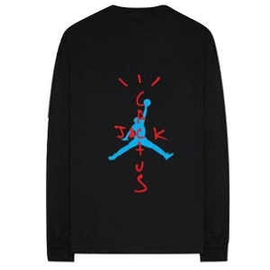 Travis Scott x Jordan Cactus Jack L/S Tee - Black - Used Air Jordan