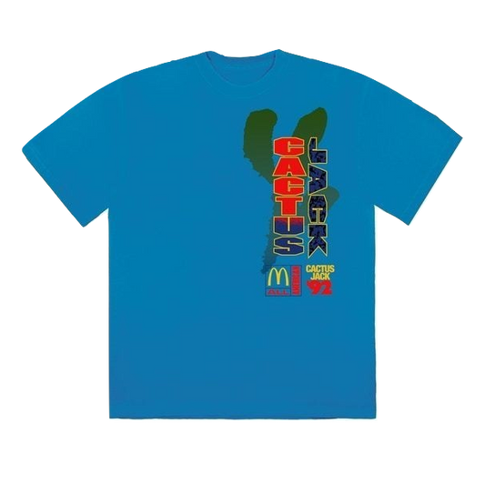 Travis Scott x McDonalds All American '92 T-Shirt - Blue