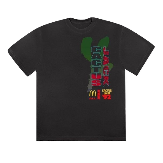 Travis Scott x Mcdonald's All American '92 Tee - Black
