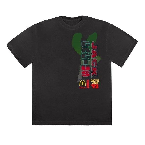 Travis Scott x Mcdonald's All American '92 Tee - Black