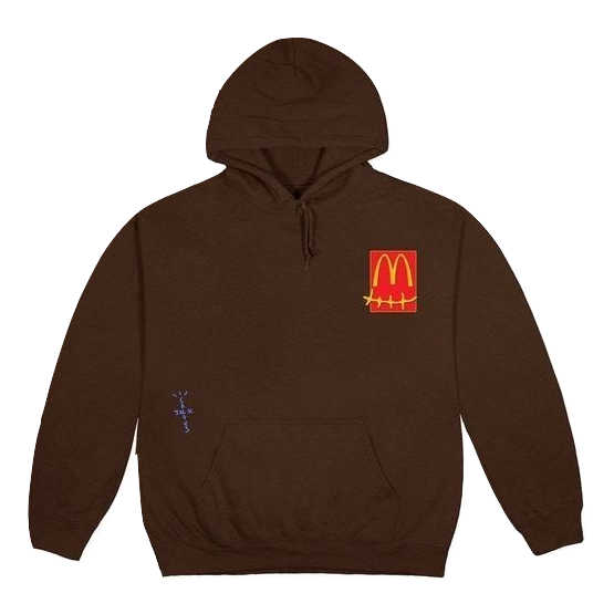 Travis Scott x Mcdonald's Cactus Pack Sticker Hoodie - Brown Travis Scott