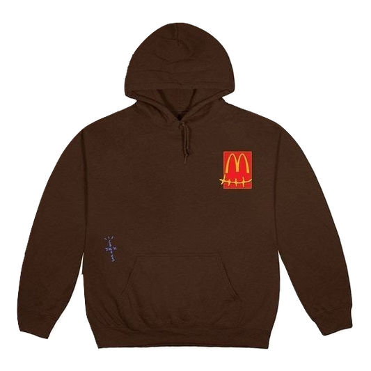 Travis Scott x Mcdonald's Cactus Pack Sticker Hoodie - Brown