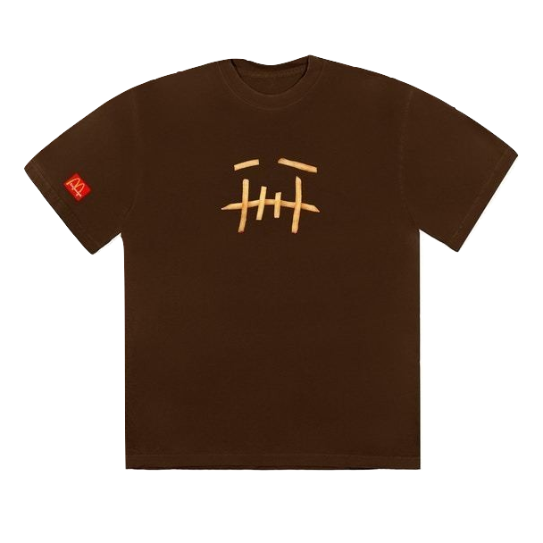 Travis Scott x Mcdonald's Fry II Tee - Brown - Used Travis Scott