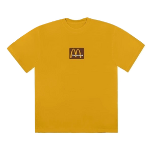Travis Scott x McDonald's Sesame Inv T- Shirt - Gold Travis Scott