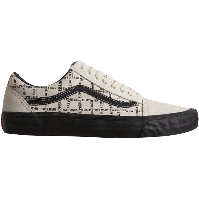Vans Old Skool Supreme Grid - White Vans