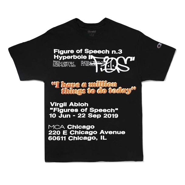 Virgil Abloh x MCA FOS Million Things Tee - Black
