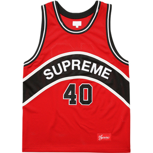 Supreme Curve Basketball Jersey - Red