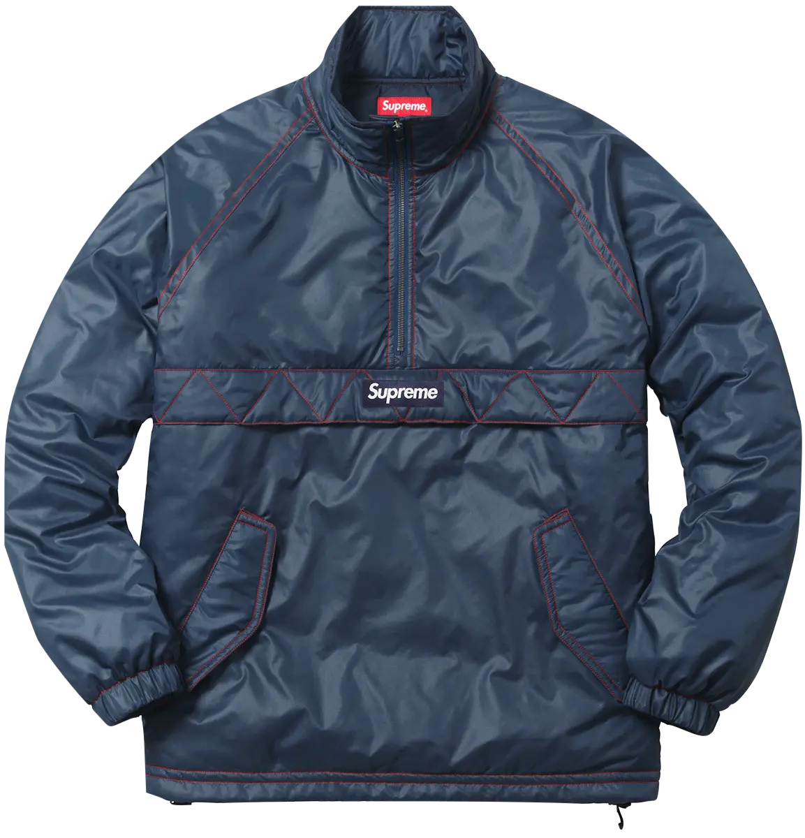 Supreme Contrast Stitch Pullover FW17 Supreme