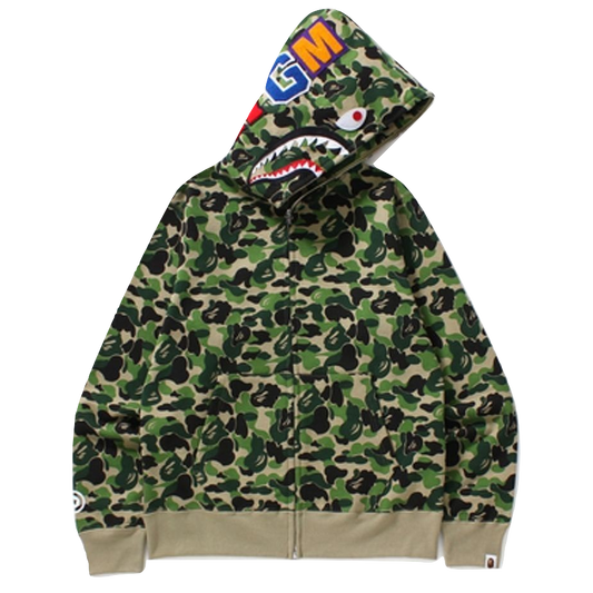 A Bathing Ape ABC Full Zip Shark Hoodie - Used