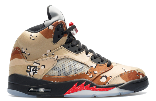 Air Jordan 5 Retro - Supreme Desert Camo - Used