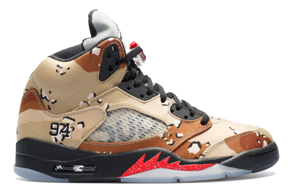 Air Jordan 5 Retro - Supreme Desert Camo - Used